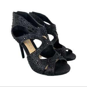 GIANNI BINI Stiletto Heel Rhinestone Sandal NWB